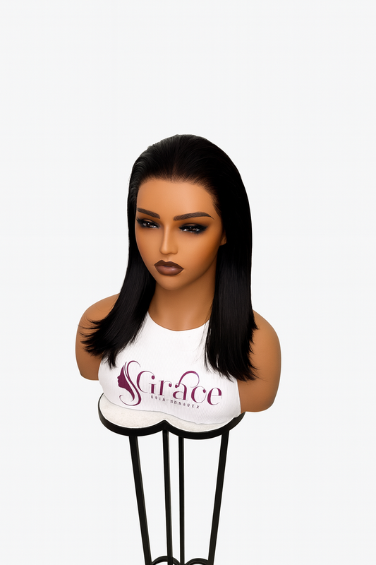 Straight wig front lace